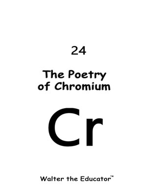 cover image of The Poetry of Chromium